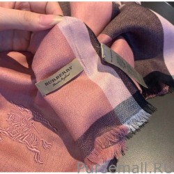 Top Quality Burberry classic check diamond pattern cashmere scarf 70 x 200