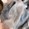 High Quality Burberry classic horse embroidery check cashmere scarf 100 x 200