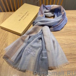 Fashion Burberry classic horse embroidery check cashmere scarf 100 x 200