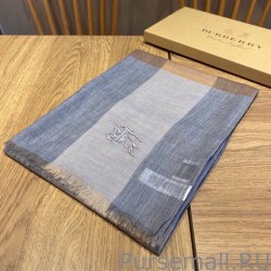 Fashion Burberry classic horse embroidery check cashmere scarf 100 x 200