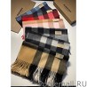 Replica Burberry Classic Medium Check Cashmere Shawl 40 x 180