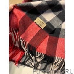 1:1 Mirror Burberry Classic Medium Check Cashmere Shawl 40 x 180