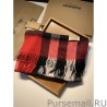 1:1 Mirror Burberry Classic Medium Check Cashmere Shawl 40 x 180