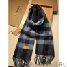 Copy Burberry Classic Medium Check Cashmere Shawl 40 x 180