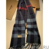 Copy Burberry Classic Medium Check Cashmere Shawl 40 x 180