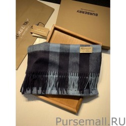 Copy Burberry Classic Medium Check Cashmere Shawl 40 x 180