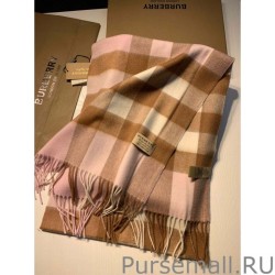 Wholesale Burberry Classic Medium Check Cashmere Shawl 40 x 180