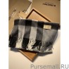 Replica Burberry Classic Medium Check Cashmere Shawl 40 x 180