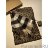 High Burberry Double-sided Cashmere Wool Shawl 30 x 180