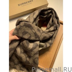 High Burberry Double-sided Cashmere Wool Shawl 30 x 180