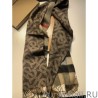 High Burberry Double-sided Cashmere Wool Shawl 30 x 180