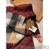 Perfect Burberry Double-sided Cashmere Wool Shawl 30 x 180