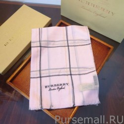 Inspired Burberry Lurex Thread Color Block Check Cashmere Scarf 90 x 200