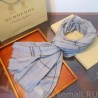 Inspired Burberry Lurex Thread Color Block Check Cashmere Scarf 90 x 200