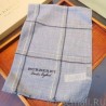 Inspired Burberry Lurex Thread Color Block Check Cashmere Scarf 90 x 200