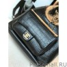 1:1 Mirror Large Croc Embossed Backpack AS0800 Black