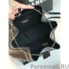 1:1 Mirror Large Croc Embossed Backpack AS0800 Black