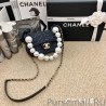 AAA+ Large Pearl Handle Bag AS0594 Blue