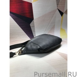 Inspired Large Diagonal Cross Waist Bag AS0550 Black