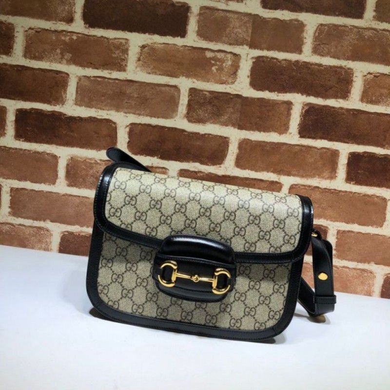 Top Quality 1955 Horsebit Small Shoulder Bag 602204 Black