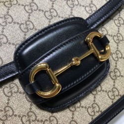 Top Quality 1955 Horsebit Small Shoulder Bag 602204 Black