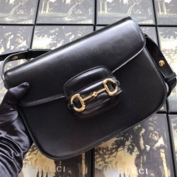 Luxury 1955 Horsebit Small Shoulder Bag 602204 Black