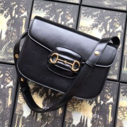 Luxury 1955 Horsebit Small Shoulder Bag 602204 Black