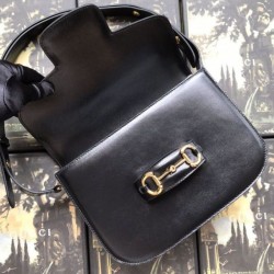 Luxury 1955 Horsebit Small Shoulder Bag 602204 Black