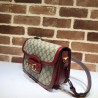 Perfect 1955 Horsebit Small Shoulder Bag 602204 Red