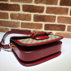 Perfect 1955 Horsebit Small Shoulder Bag 602204 Red