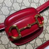 Perfect 1955 Horsebit Small Shoulder Bag 602204 Red