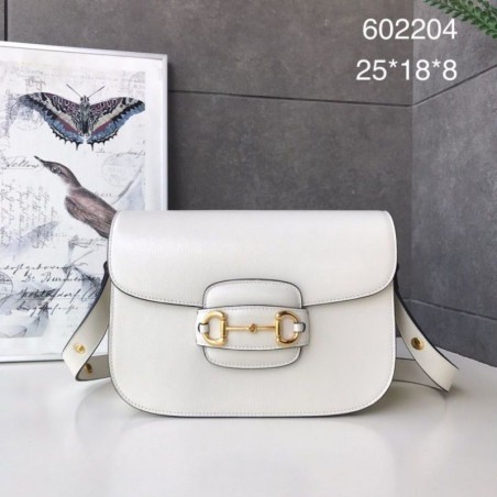 Replicas 1955 Horsebit Small Shoulder Bag 602204 White