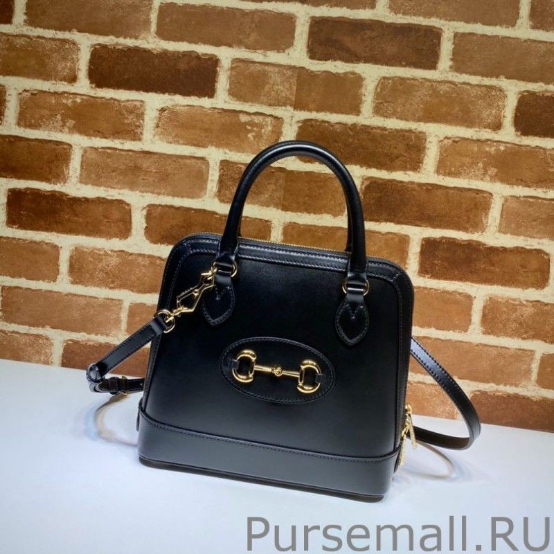 Replicas 1955 Horsebit Small Top Handle Bag 621220 Black