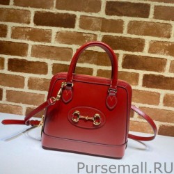 Replica 1955 Horsebit Small Top Handle Bag 621220 Red