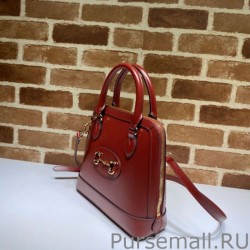 Replica 1955 Horsebit Small Top Handle Bag 621220 Red