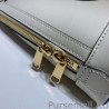 Designer 1955 Horsebit Small Top Handle Bag 621220 White