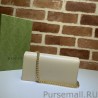 Designer Horsebit 1955 chain wallet 621892 Beige