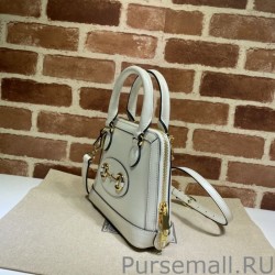 UK Horsebit 1955 Mini Top Handle Bag 640716 Beige