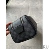 Knockoff Dopp Kit Toilet Pouch Damier Graphite N40127