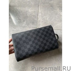 Knockoff Dopp Kit Toilet Pouch Damier Graphite N40127