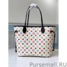 High Game On Neverfull MM White Bag M57462