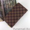 Best Zippy Wallet Damier Ebene Canvas N60046