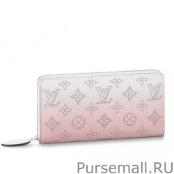 Replicas Zippy Wallet Gradient Pink Mahina M80490