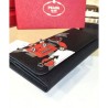 Designer Prada Robot Leather Wallet 1TL290 Red