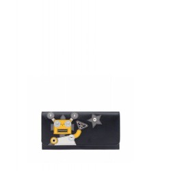 Cheap Prada Robot Leather Wallet 1TL290 Yellow