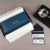 AAA+ Prada Glacé Calf leather flap Wallet Blue