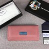 UK Prada Glacé Calf leather flap Wallet Pink