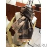 Top Quality GG Lurex jacquard logo cashmere scarf Brown