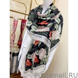 Top Limited edition cashmere printed cashmere scarf Pink