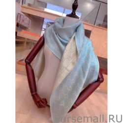 Knockoff Limited edition classic elements inlaid lurex shawl Blue